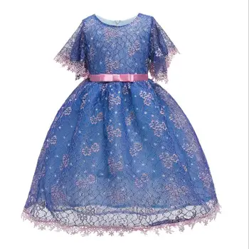 

girls party dress baby girls summer black back tie bow lace princess dresses chidren dress kids clothing wholesale