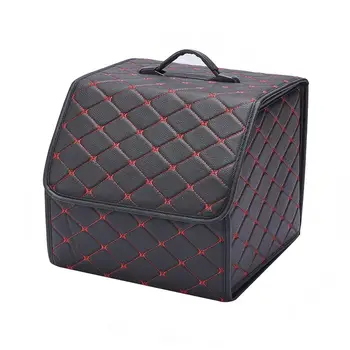 

Car Trunks Organizer PU Storage Box Multipurpose Container Bag For Traveling Shopping Camping Picnic Home Garage