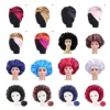 Silk Salon Bonnet Women Sleep Shower Cap Bath Towel Hair Dry Quick Elastic Hair Care Bonnet Head Wrap Hat ► Photo 3/6