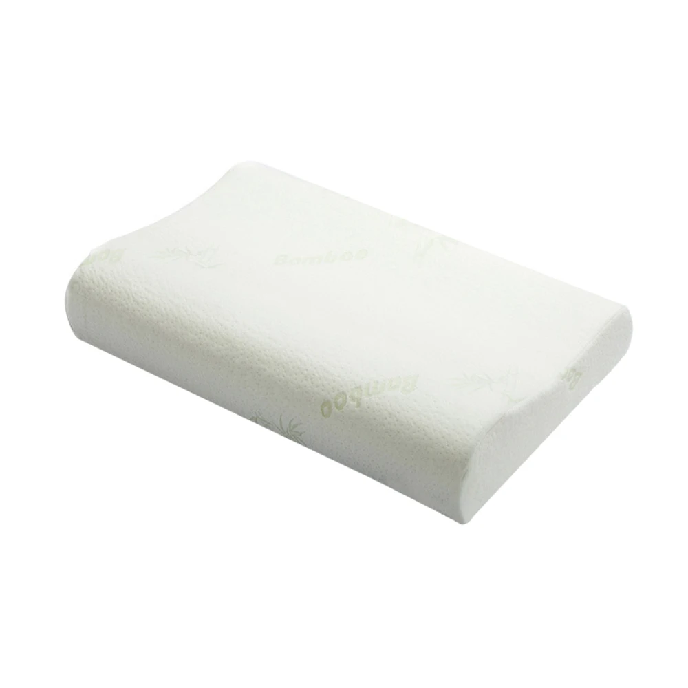 Sleeping Bamboo Fiber Pillow Memory Foam Pillows Healthy Breathable Pillow Orthopedic Neck Fatigue Relief Drop Shipping