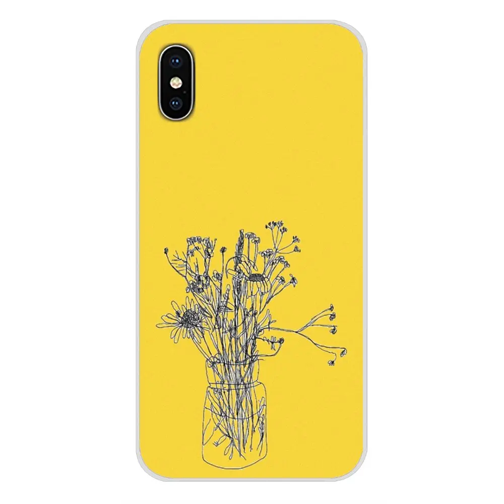 TPU чехол для huawei G7 G8 P7 P8 P9 P10 P20 P30 Lite Mini Pro P Smart Plus хиппи эстетика желтый узор - Цвет: images 3