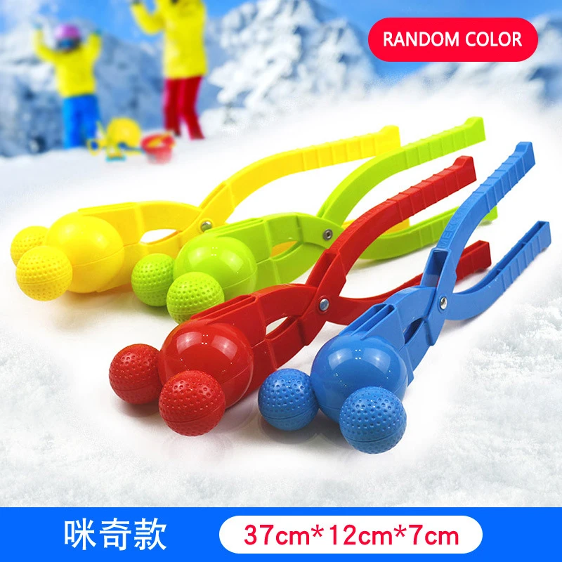 Snowball Maker мультяшная форма для улицы Зимний снег песок ложка спортивные игрушки