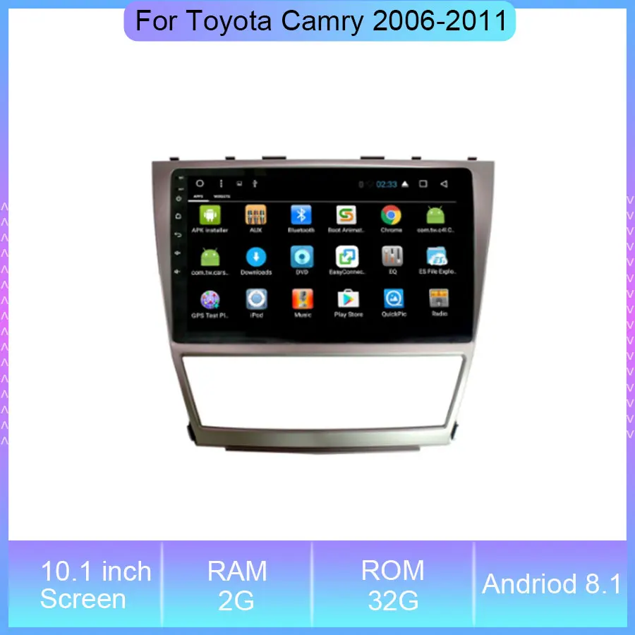 

Android DVD стерео Мультимедиа 10,1 ''для Toyota Camry 2006-2011 радио GPS навигация Видео Авто аудио навигационная головка