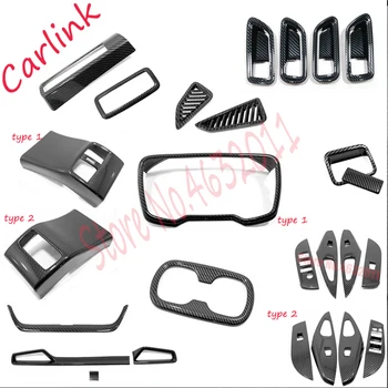 

ABS Carbon Fibre For Toyota corolla Sedan glass Lift Switch inner door handle front Small Rear air outlet Storage box water up