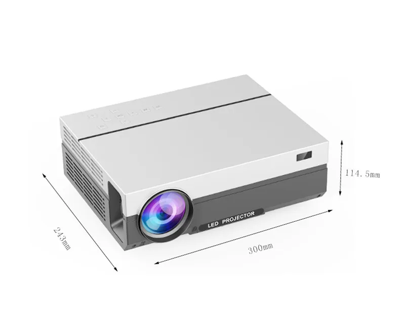 T26L T26K 1080p LED full HD Projector Video beamer 5500 Lumen FHD 3D Home Cinema Auto Correction  keystone projector 4k