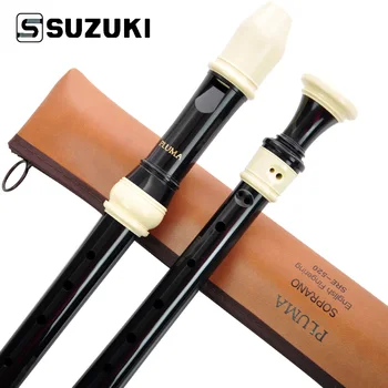 

SUZUKI SRE-520 Clarinet Recorder British 8 Holes Soprano Recorder Music instrument Baroque Professional