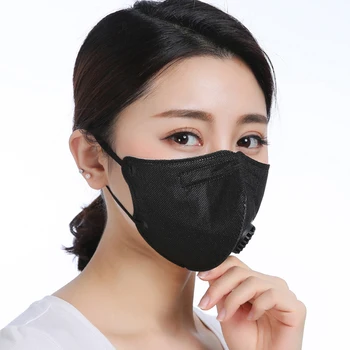 

6pcs 95% Filtration Protective mask Anti-Fog Mouth Mask With Breathing Valve face mask Ear Band Unisex Mask Fast Ship