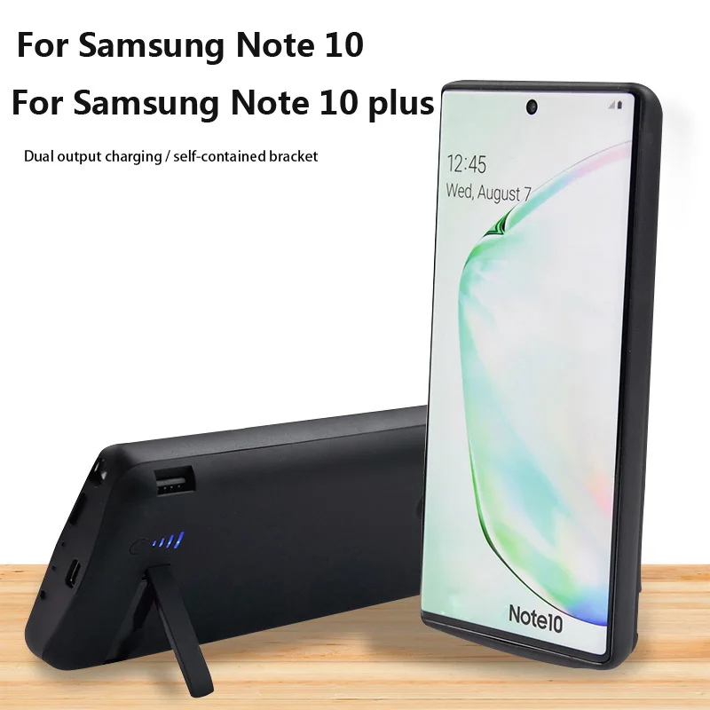 5000/6000 мА/ч чехол для зарядного устройства для samsung Galaxy Note 10 Ультратонкий чехол для зарядки аккумулятора для samsung Note 10 Plus