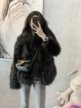 

Mink coat female short fox fur feather fur young model winter 2021 new style thin water