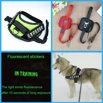 

Dog Harness Vest Adjustable Reflective Breathable Mesh Harnesses For Medium Large Dog Breast-band Husky Alaskan Pet Accessories
