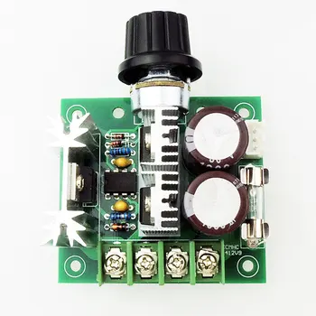 

12V~40V 10A PWM DC Motor Speed Control Switch Controller Volt Regulator Dimmer Electrical PCBA Assembly DC Motor Boards