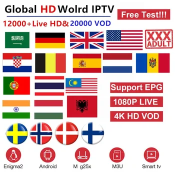 

World HD iptv subscription streaming 10000+HD 4k live android box dutch spain netherland USA UK Portugal brazil smart IPTV M3U