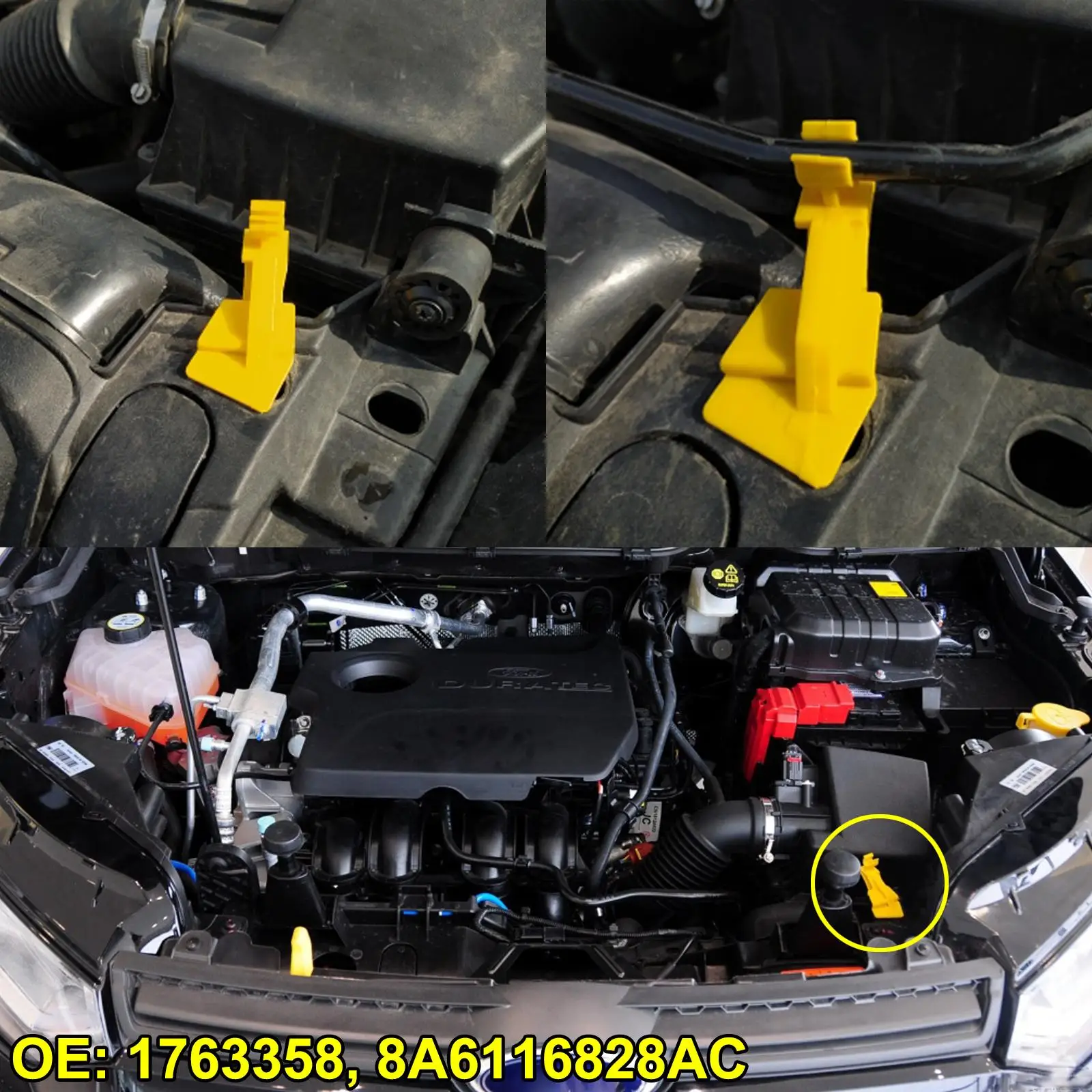 Asta Supporto Cofano Auto Regolabile - Per Manutenzione E Riparazioni - Foto 5