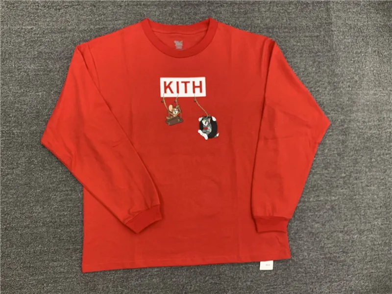 19FW KITH футболка для мужчин и женщин 1:1 высокое качество том KITH футболки