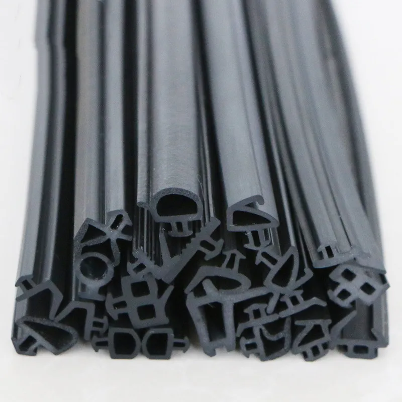 Epdm Seal Porta e Janela Rubber Strip Impermeável Dustproof Windproof Soundproof Plástico Steel Window Home Hardware 5m