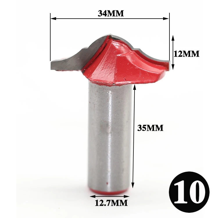 

Free shipping High Quality Roundover Bit with Bearing 12.7mm shank Dovetail Router Bit Cutter wood working