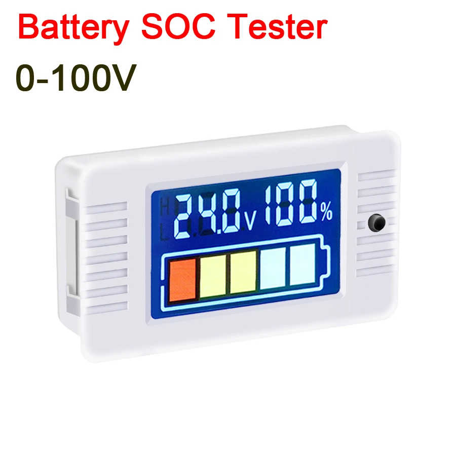 dykb 0 100V Battery SOC meter Capacity POWER Monitor Li ion Lifepo4