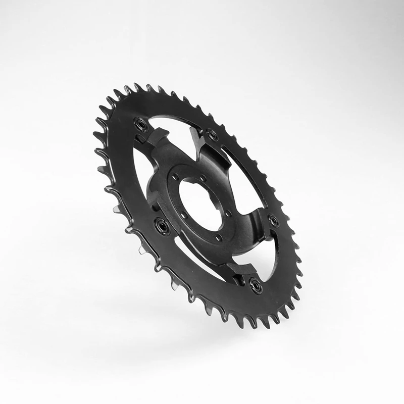 Top Chain Wheel and Replacement Chain Guard Adapter 42T Chainring Teeth for Bafang Bbshd Bbs03 Mid Drive Motor 5