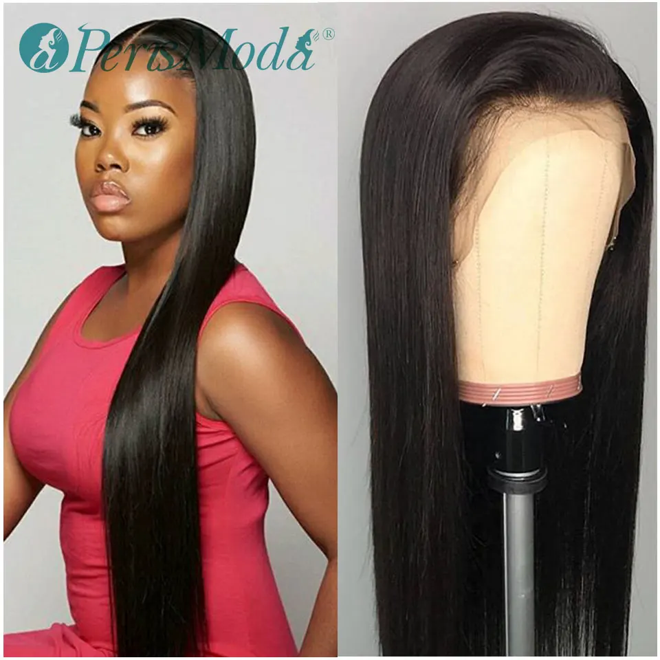 

Lace Front Wigs Long Straight Synthetic Wigs for Black Women Natural Black Straight Wig PerisModa Heat Resistant Fiber Hair Wigs