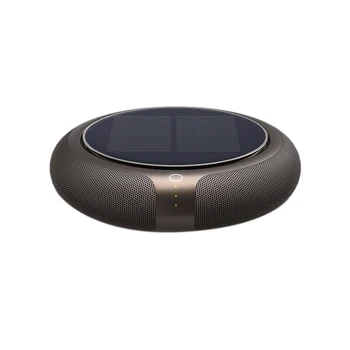 

Solar Powered Car Air Purifier Freshener - Negative Ions Air Purification Removes Odor Inside the Car, Smoke Smell, Dust -Gold