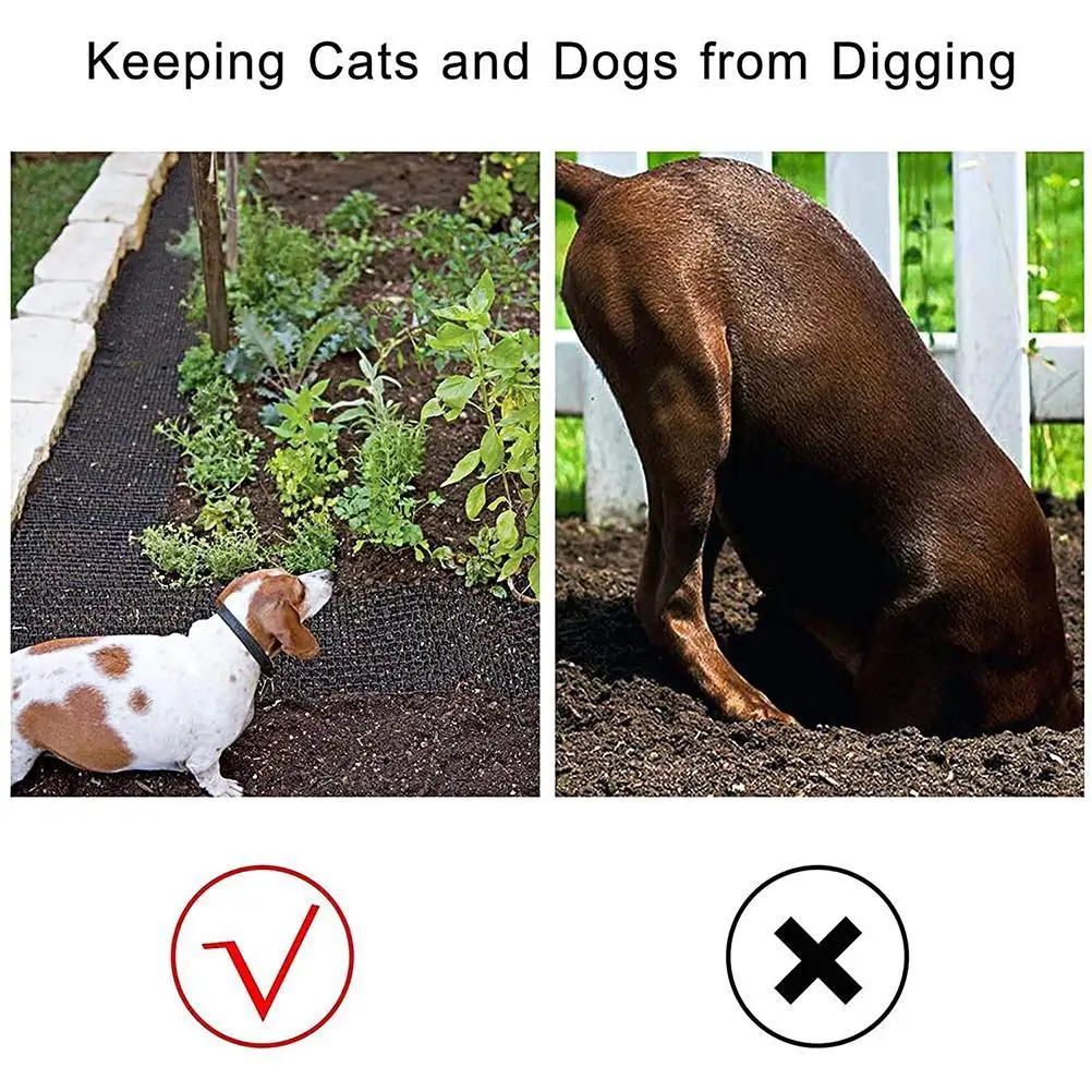 1PCS Cat Scat Mat With Spikes Prickle Strips Plastic Anti-Cats Network Digging Stopper Keep Animals Away