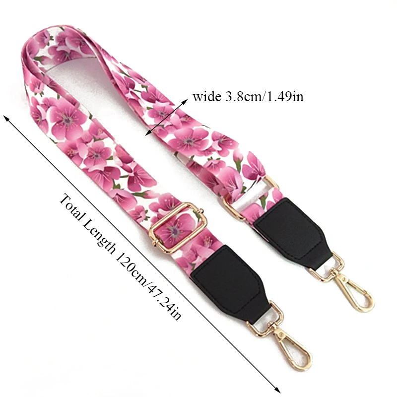 Модный Радужный Пояс Ремни для сумок нейлоновый цветок женские регулируемые брительки широкий ремень части для сумки аксессуары Obag ручка