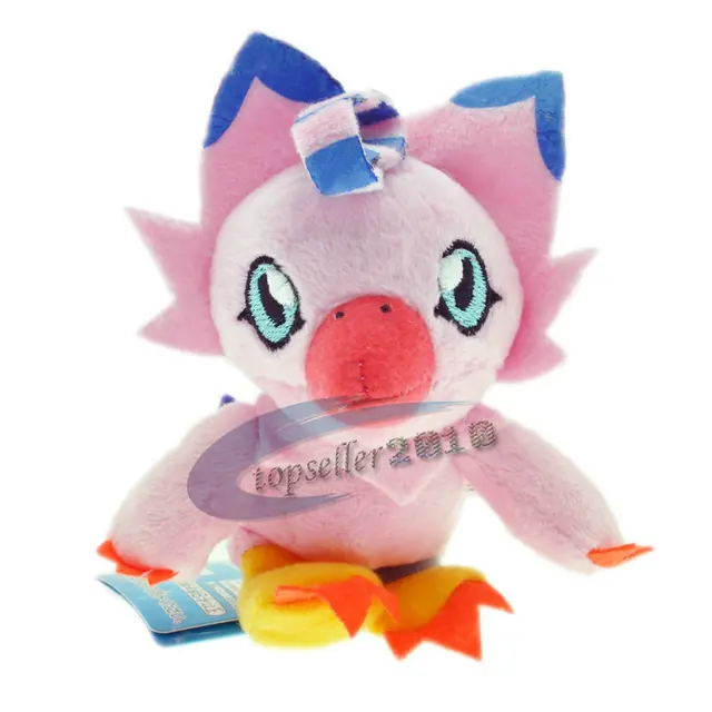 Anime Digimon Adventure Tailmon Tentomon Agumon Piyomon Patamon Gomamon Cute plush doll pendant Kawaii gift toy 2