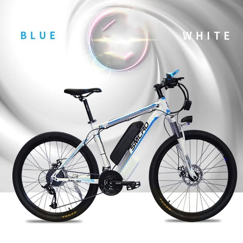 36V10AH350W Blue Smlro 48v 15A 350 Вт 26 дюймов с приводом от двигателя электрический велосипед горный велосипед автомобиля bicicleta Лонгборда, фара для электровелосипеда - Цвет: 36V10AH350W Blue