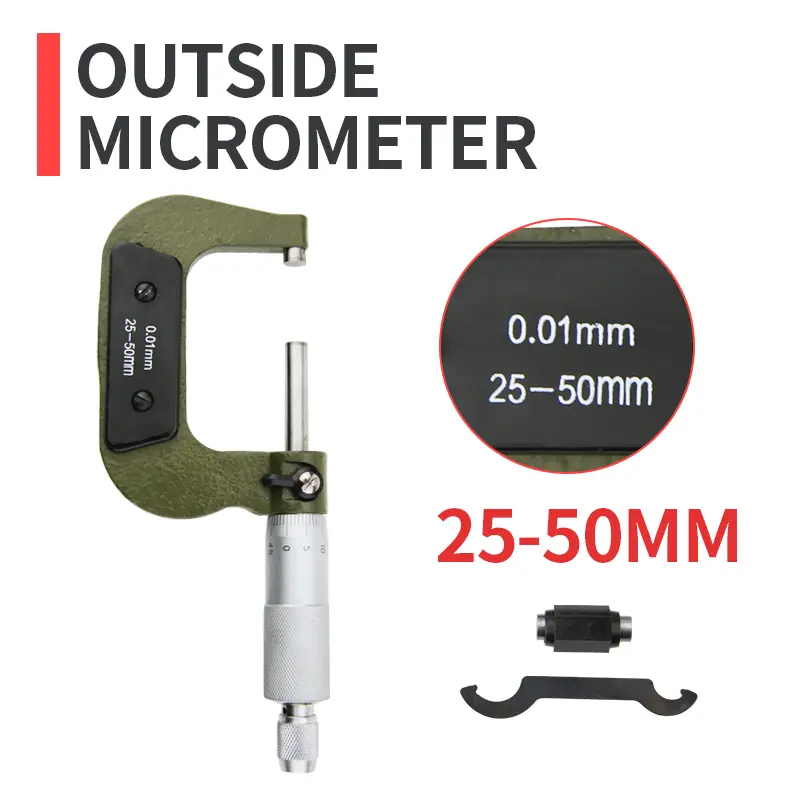External Micrometer Set Outside Micrometer Micro Meter Mechanical Micrometers Measuring Tools Micrometric Gauges For Measurement image 8
