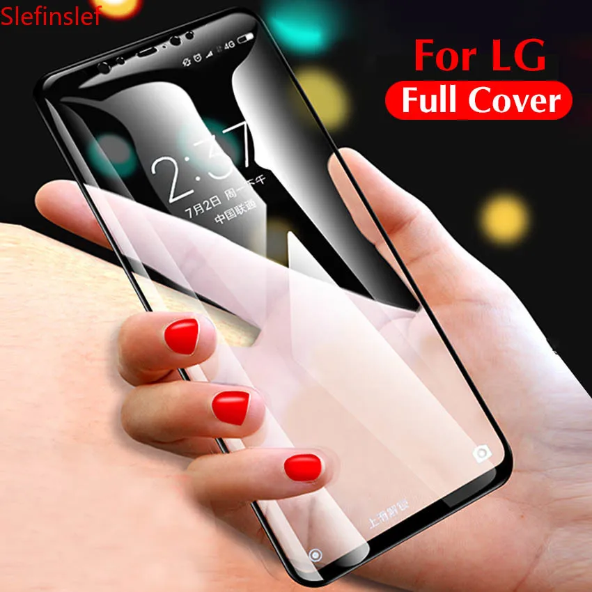 

for lg k10 2017 k4 v50 glass screen protector for lg v50 v40 v20 v30 q60 q7 q6 g6 k50 v 20 30 k 40 50 tempered glass film