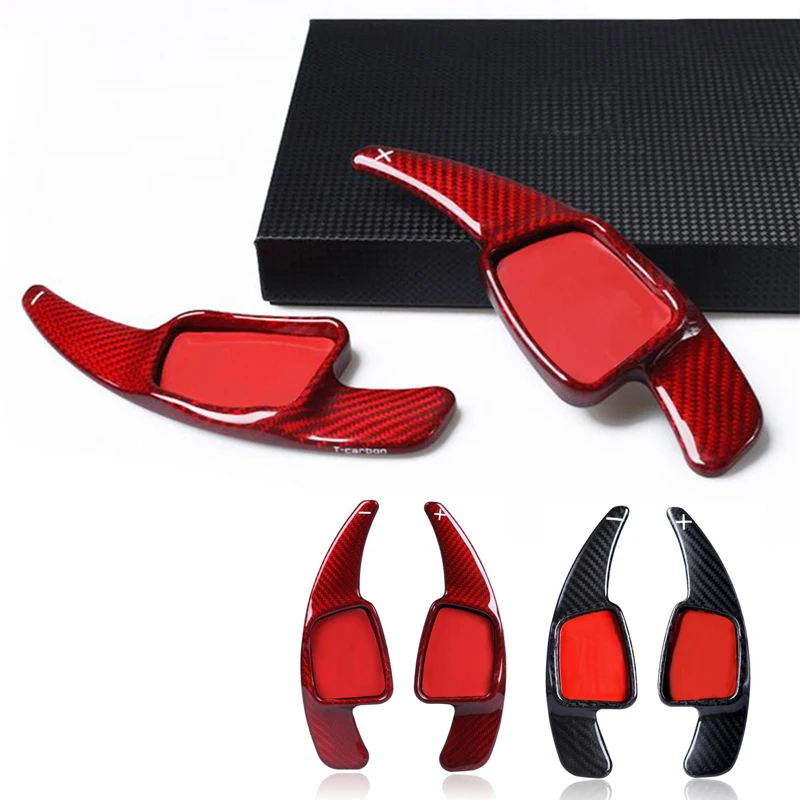 For Audi Carbon Fiber Steering Wheel Shift Gear Paddle Extension A3 A5 S3 S4 Q2 Q5 2017 / TT 2015 - 2017 / A4L Q7 TTS 2016 2017