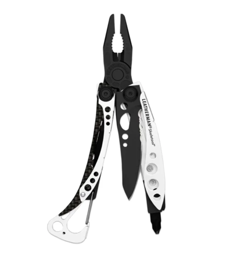 LEATHERMAN-skelecool легкий Мультитул с комбинированным ножом и открывалкой для бутылок XS/SX/CX/RX - Цвет: Black White