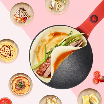 

2020Elektrische Crepe Maker Pizza Pfannkuchen Maschine Non-Stick Bratpfanne Backform Kuchen Maschine Küche Kochen Werkzeuge for