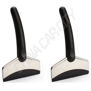 

2pcs Car Windshield Snow Removal Stainless Snow Shovel Scraper Clean Auto Useful Ice Remove Tool 2B08