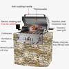 Multifunction Stainless Steel  Charcoal Barbecue Machine Villa Outdoor Embedded  Courtyard Garden Roast Meat Cooking Appliances 3