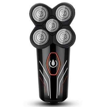 

Rotating wet dry cleaning shaver rechargeable electric shaver for men beard electric razor male USB facial head shaving machine