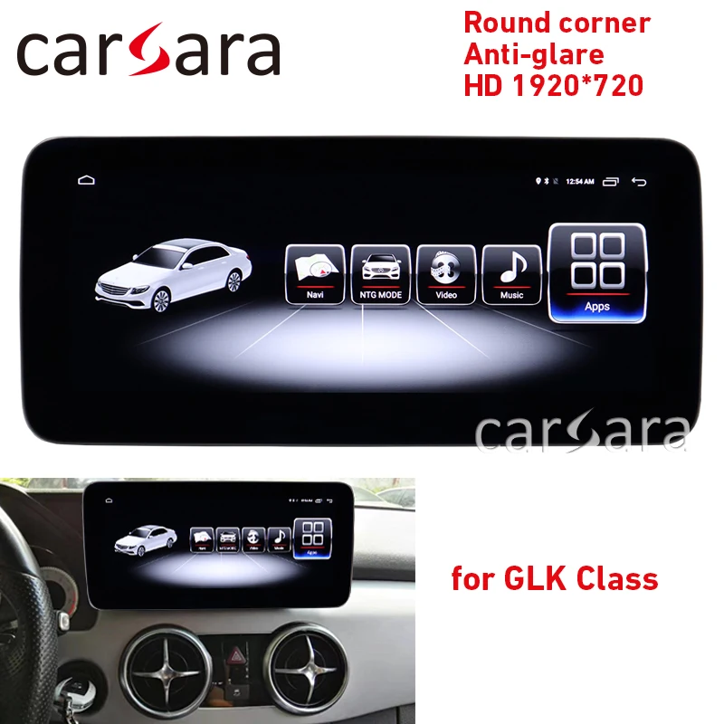 GPS-дисплей GLK class X204 Круглый Угловой экран 200 NTG радио обновленный android головное