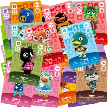 

Funny joy Series 2 (161 to 200) compatible Amiibo Game Card Series Animal Crossing Card Suitable for NS Villager Cames