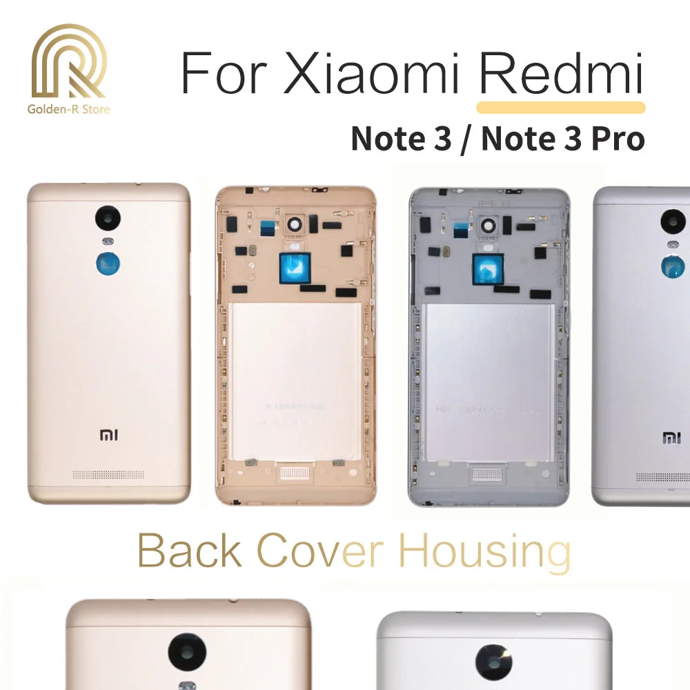 Оригинальный чехол для Xiaomi Redmi Note 3 Pro задняя крышка аккумулятора дверь корпус с