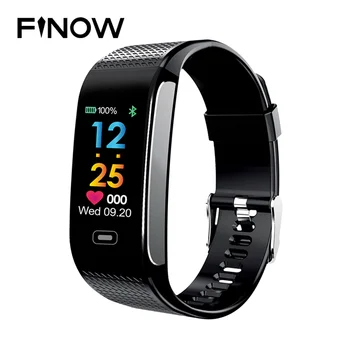 

Finow CK18S Smart Band Heart Rate Blood Pressure Sleep Monitoring Smartwatch Pedometer Call Message Reminder Sport Wristband