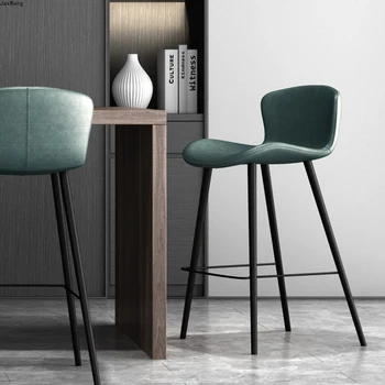 

Nordic Bar Stool Modern Minimalist Bar Chairs Home High Stool Bar Stool Restaurant Creative Casual Iron Bar Chair