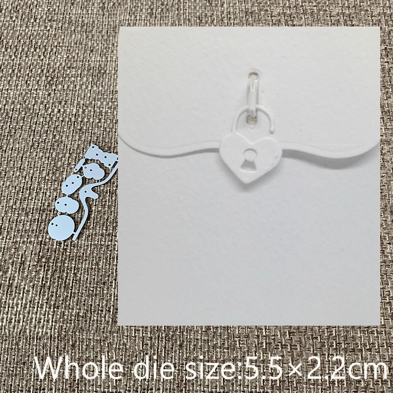 

New Design Craft Metal Cutting Die cut dies heart lock edge decoration scrapbooking Album Paper Card Craft Embossing die cuts