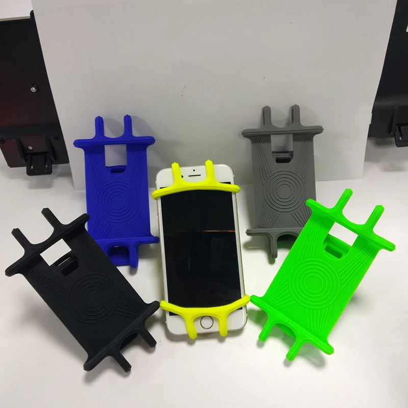Bicycle Phone Holder Silicone Non-Slip For Iphone Samsung Universal Mobile Phone Handlebar Mount Bracket GPS Stand Clip PA0141 (8)