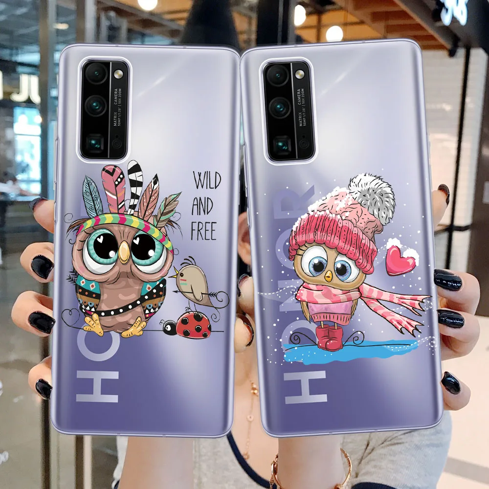 Чехол для Huawei Honor 10 20 30 Lite Pro 10i 30i 8X 9X 10X прозрачный мягкий ТПУ | Мобильные телефоны и