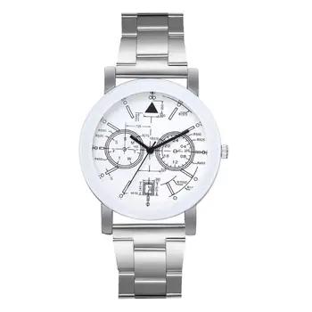 

British Style Women Simple Business Watch Steel Strap Digital Mirror Round Dial Quartz Analog Wristwatch Jewelry Gift