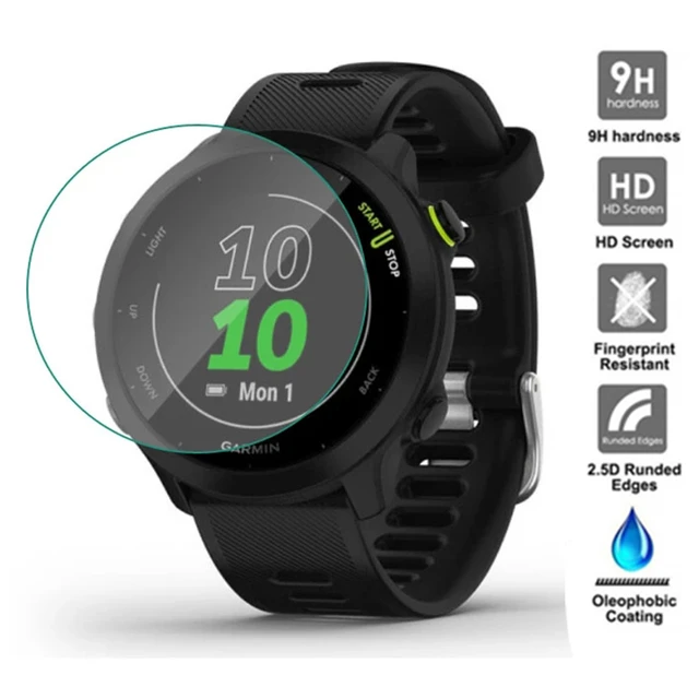 2-10Pcs Tempered Glass Protective Film For Garmin Forerunner 55 158 Smart  Watch Screen Protector Cover Film