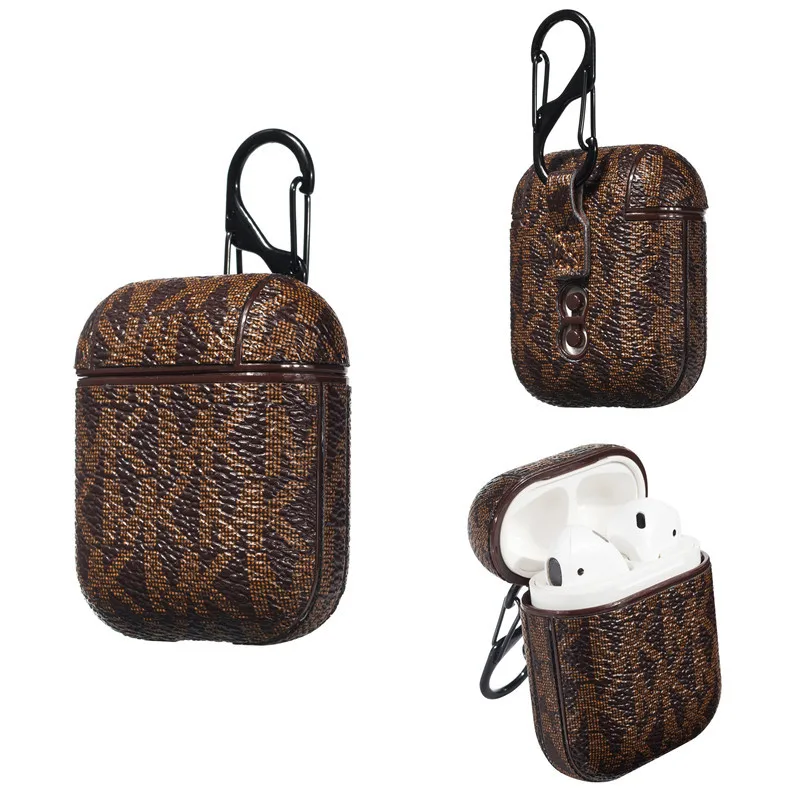 

Applicable Airpods2 Protective Case Creative Apple Wireless Bluetooth Headset Hard Case Leather Lettered Case Europe And America