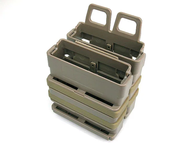 7,62 Тип Molle FastMag Журнал Клип держатель сумка набор - Цвет: Tan