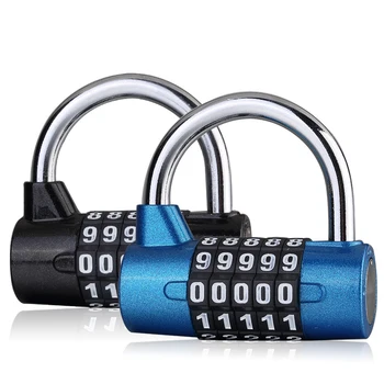 

5 Digit Combination Lock Code Number Security Drawer Cabinet Padlock Safety Luggage Toolbox Closet Gym Bicycle Travel Lock