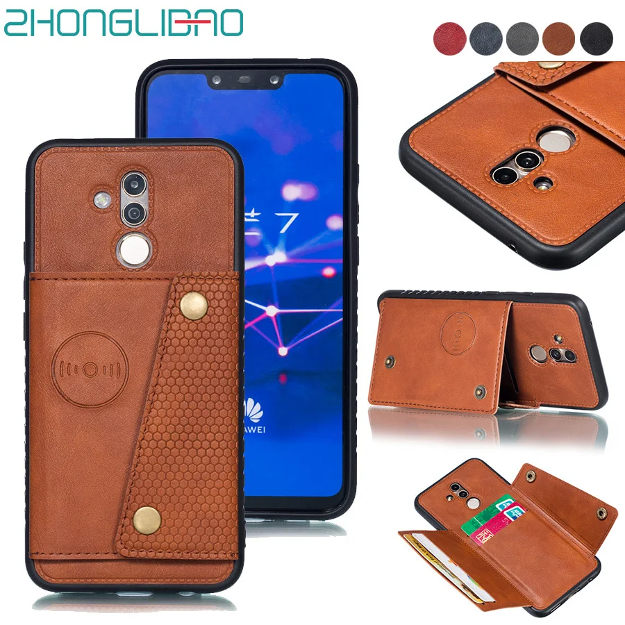 Тонкий чехол-кошелек для Huawei Mate 40 30 20 P40 P30 P20 Honor 30s Pro Lite P Smart Z Y9 Prime 2019 чехол из